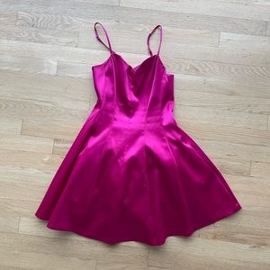 Silk pink Bebe dress